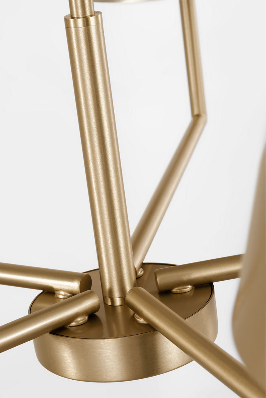 Ender Medium Chandelier Satin Brass