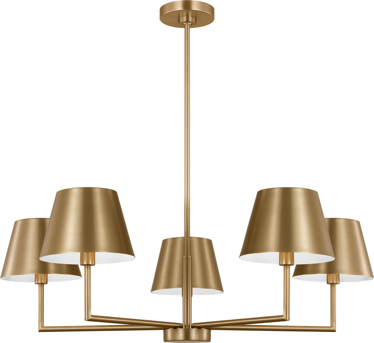 Ender Medium Chandelier Satin Brass