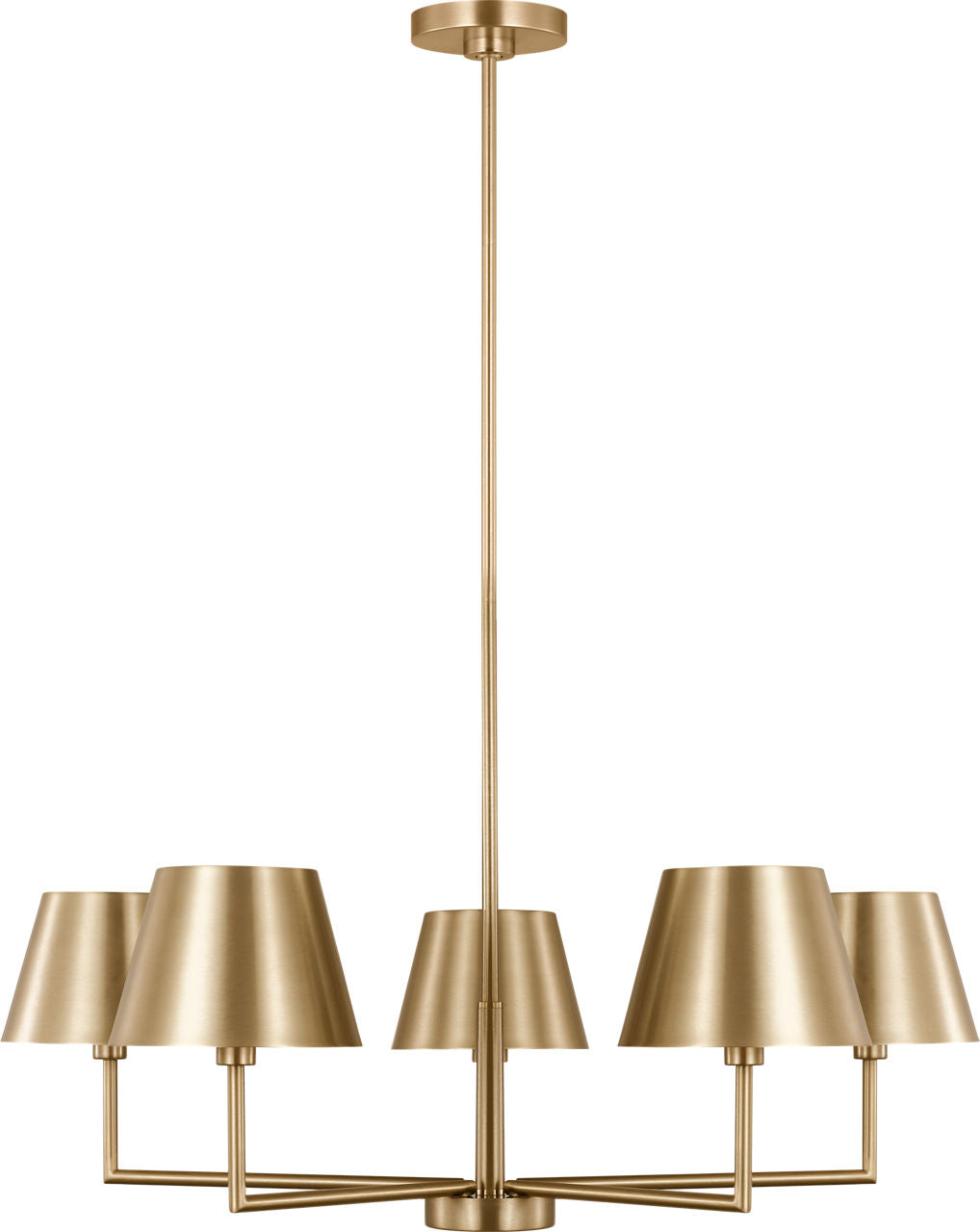 Ender Medium Chandelier Satin Brass