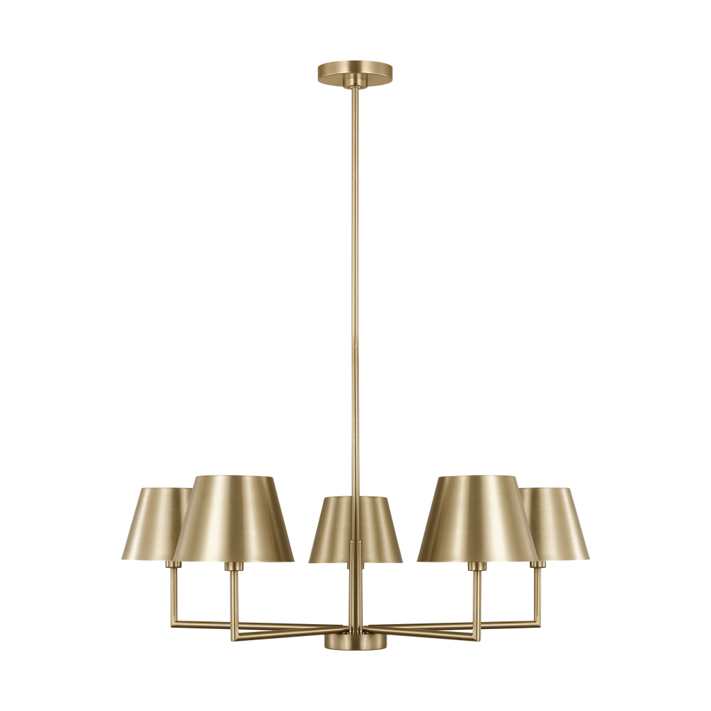 Ender Medium Chandelier Satin Brass