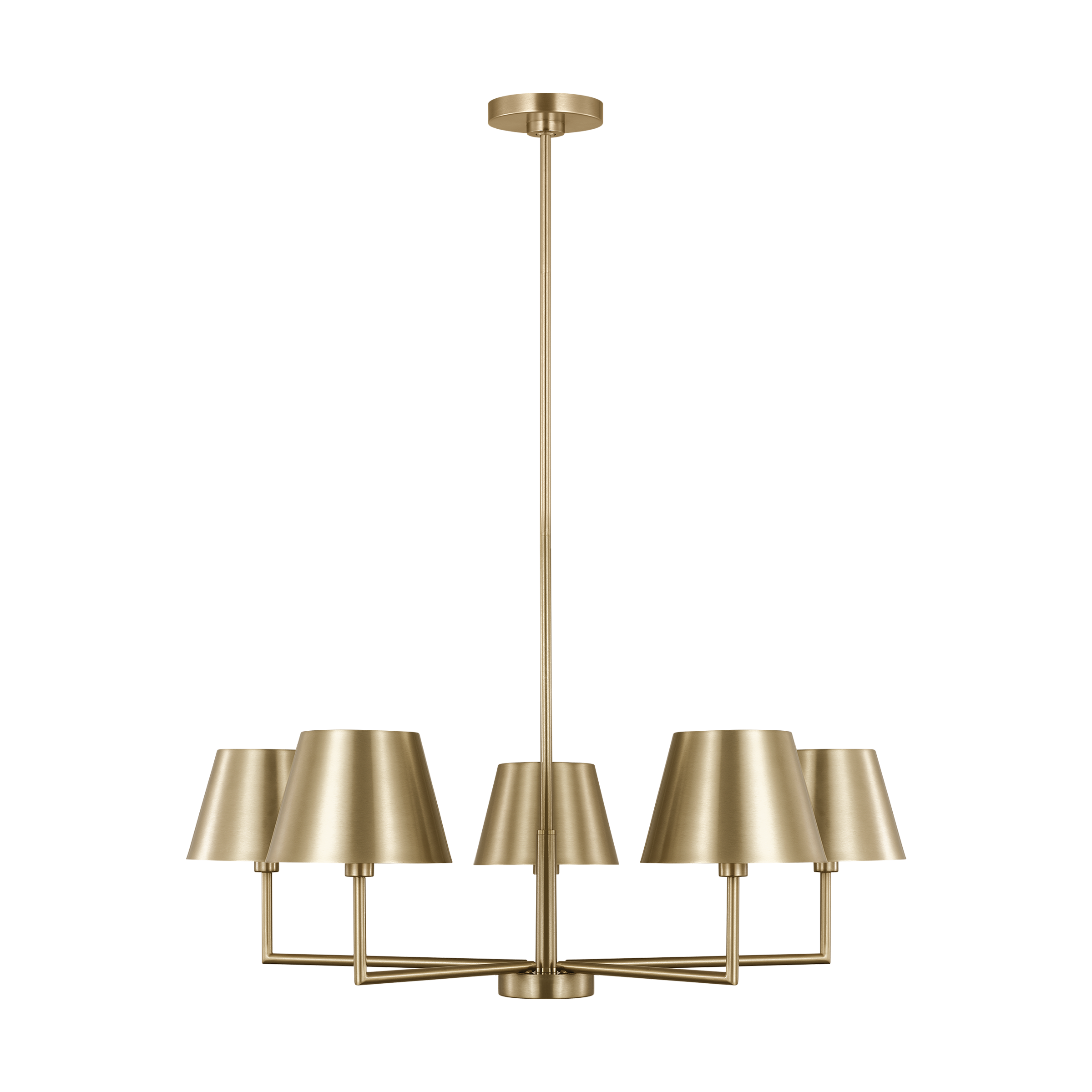 Ender Medium Chandelier Satin Brass