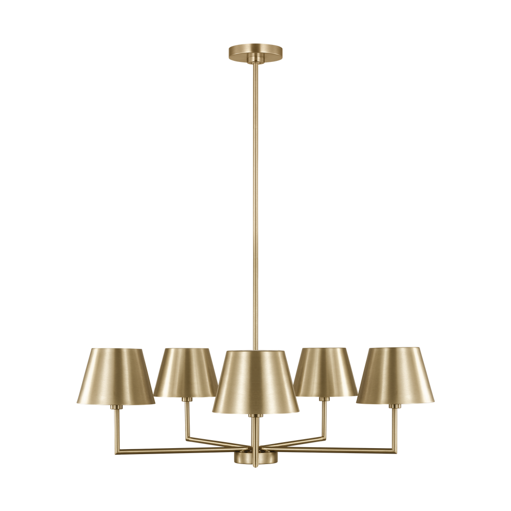Ender Medium Chandelier Satin Brass