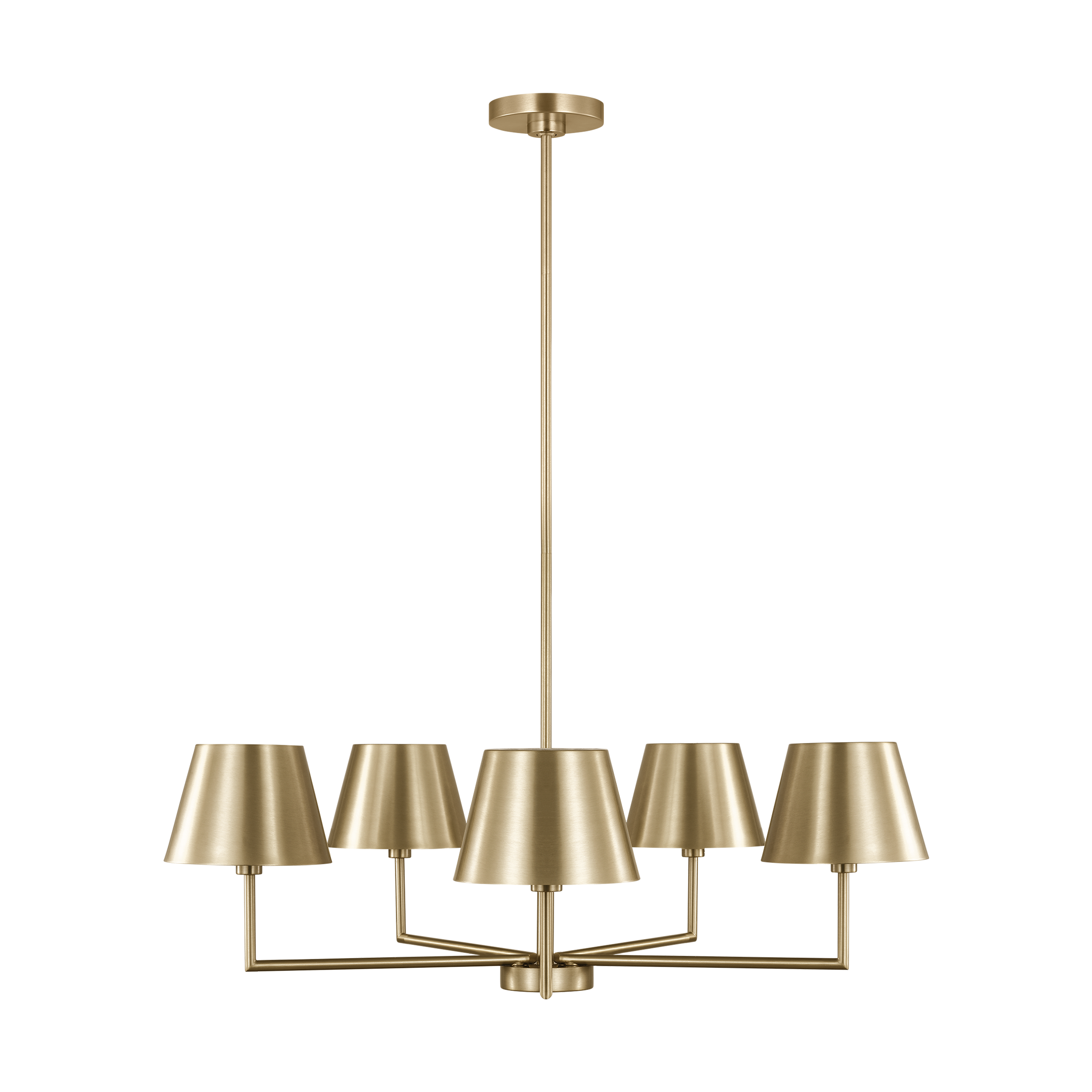 Ender Medium Chandelier Satin Brass