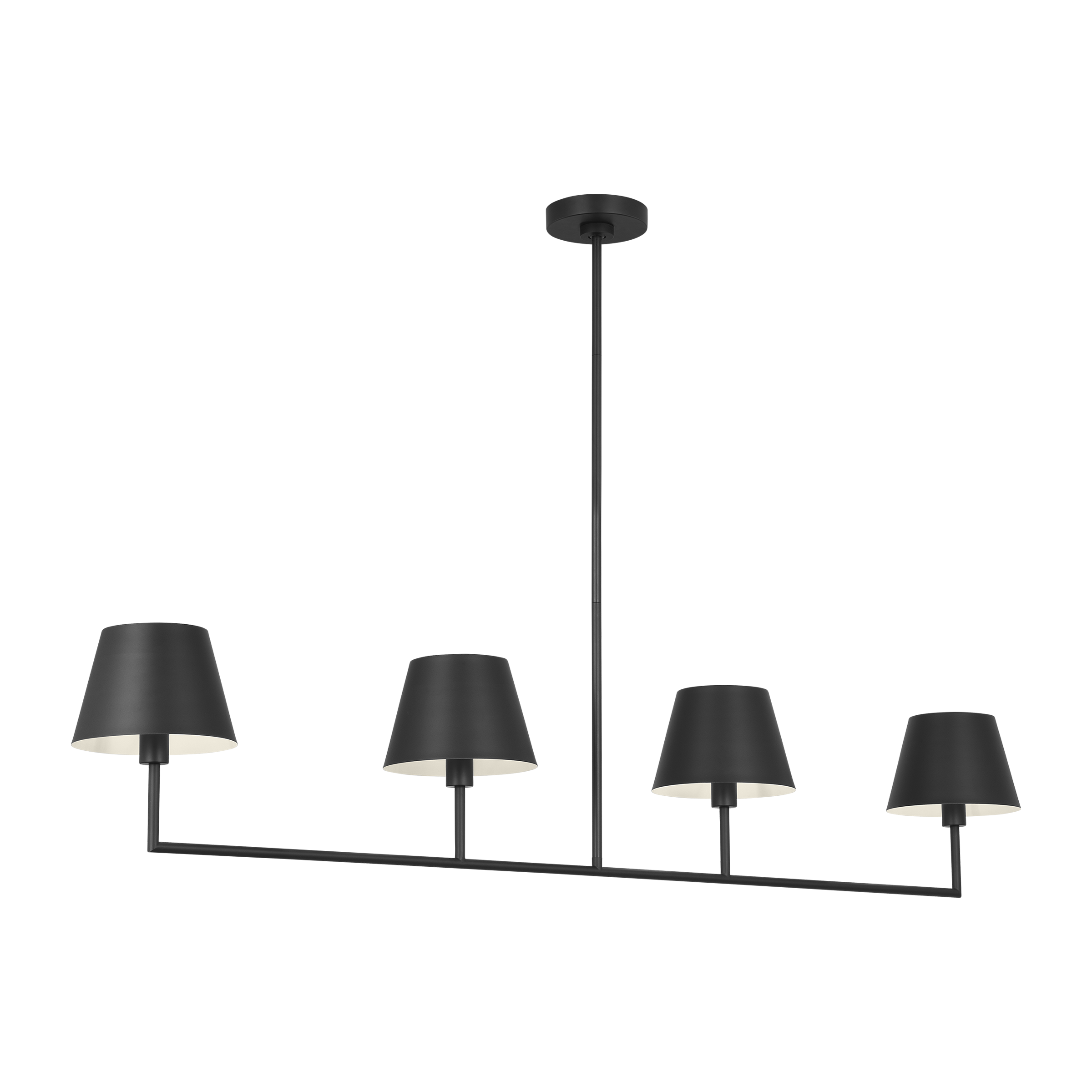 Ender Large Linear Chandelier Midnight Black