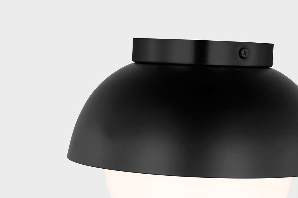 Hyde Medium Flush Mount Midnight Black