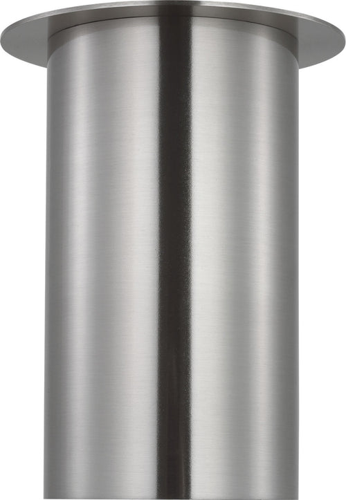 Archer Small Flush Mount Brushed Steel