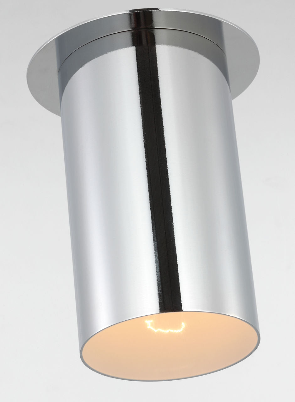 Archer Small Flush Mount Chrome