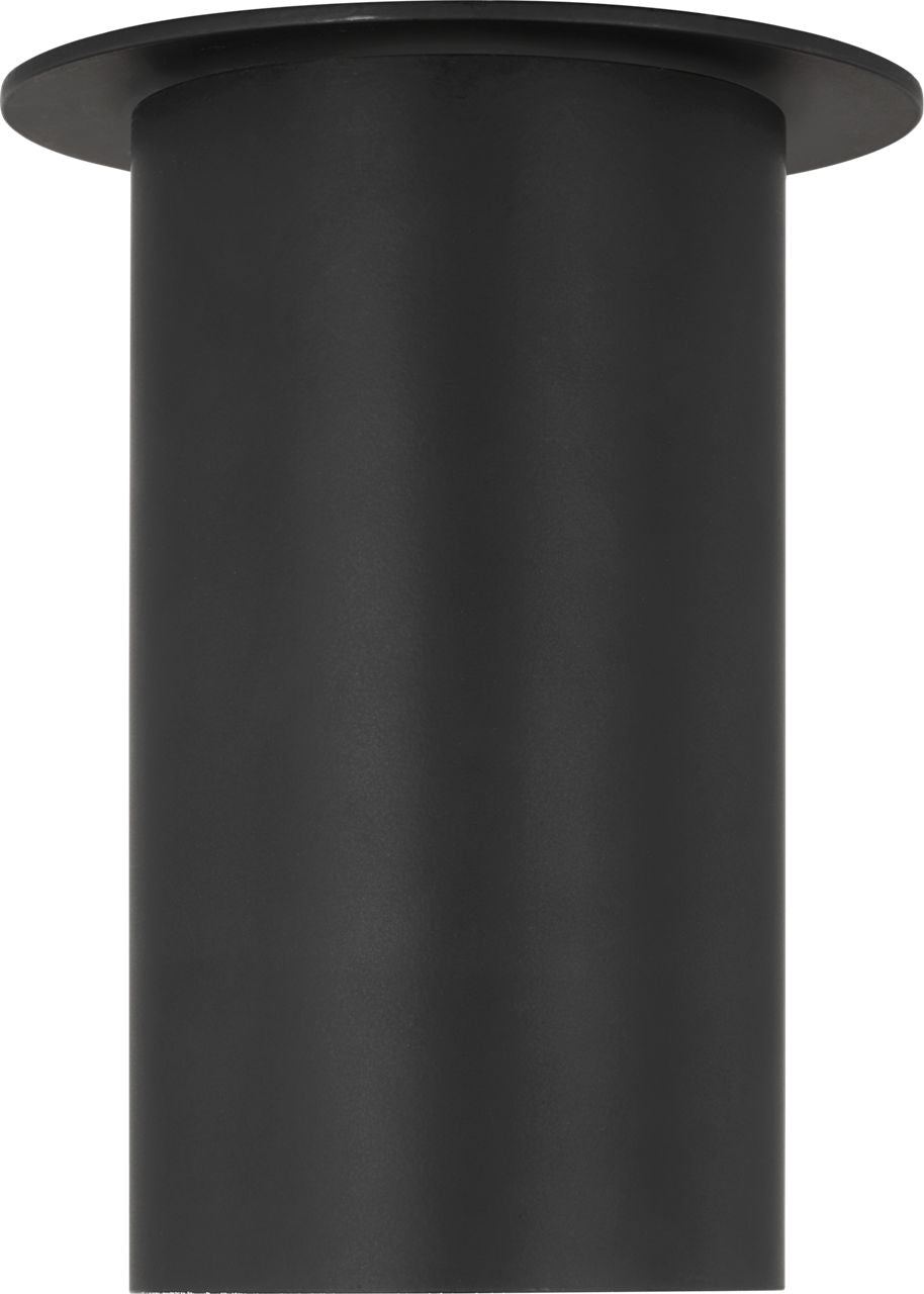 Archer Small Flush Mount Midnight Black