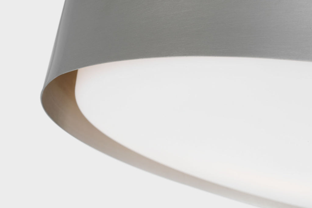 Dartmore Medium Flush Mount Brushed Nickel
