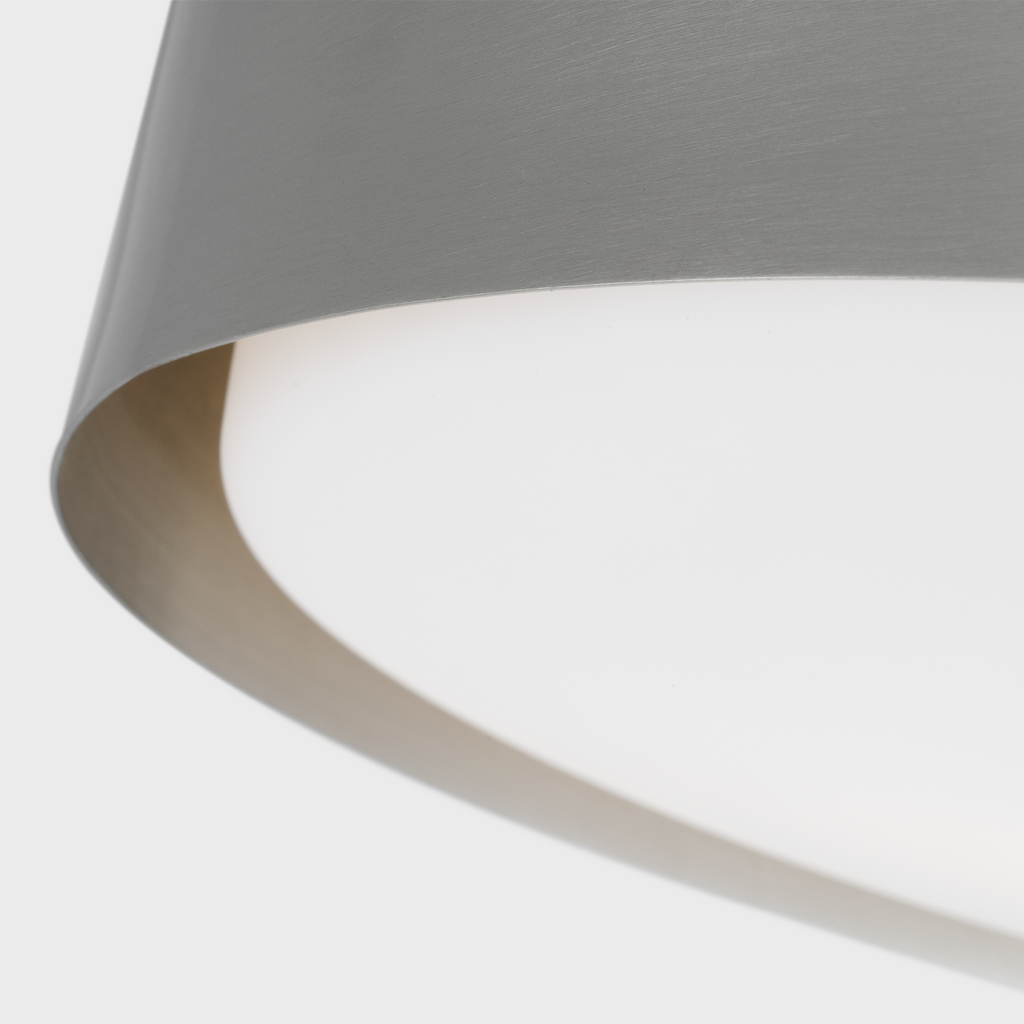 Dartmore Medium Flush Mount Brushed Nickel