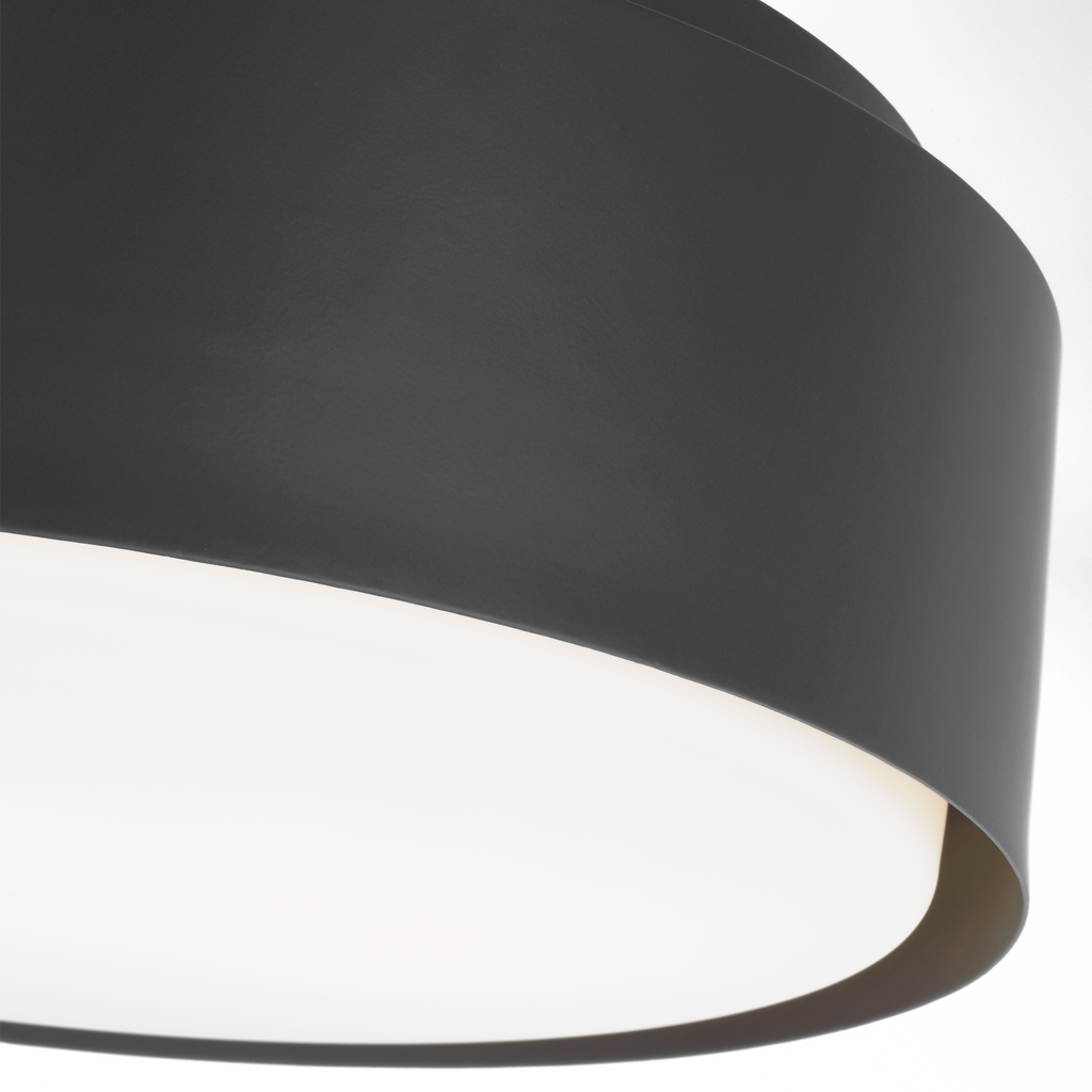 Dartmore Medium Flush Mount Midnight Black