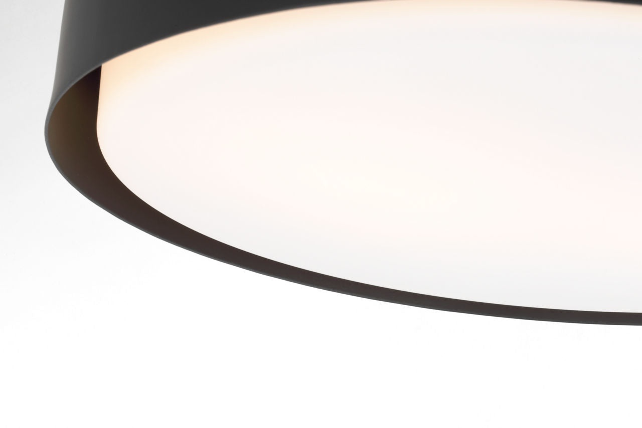 Dartmore Medium Flush Mount Midnight Black