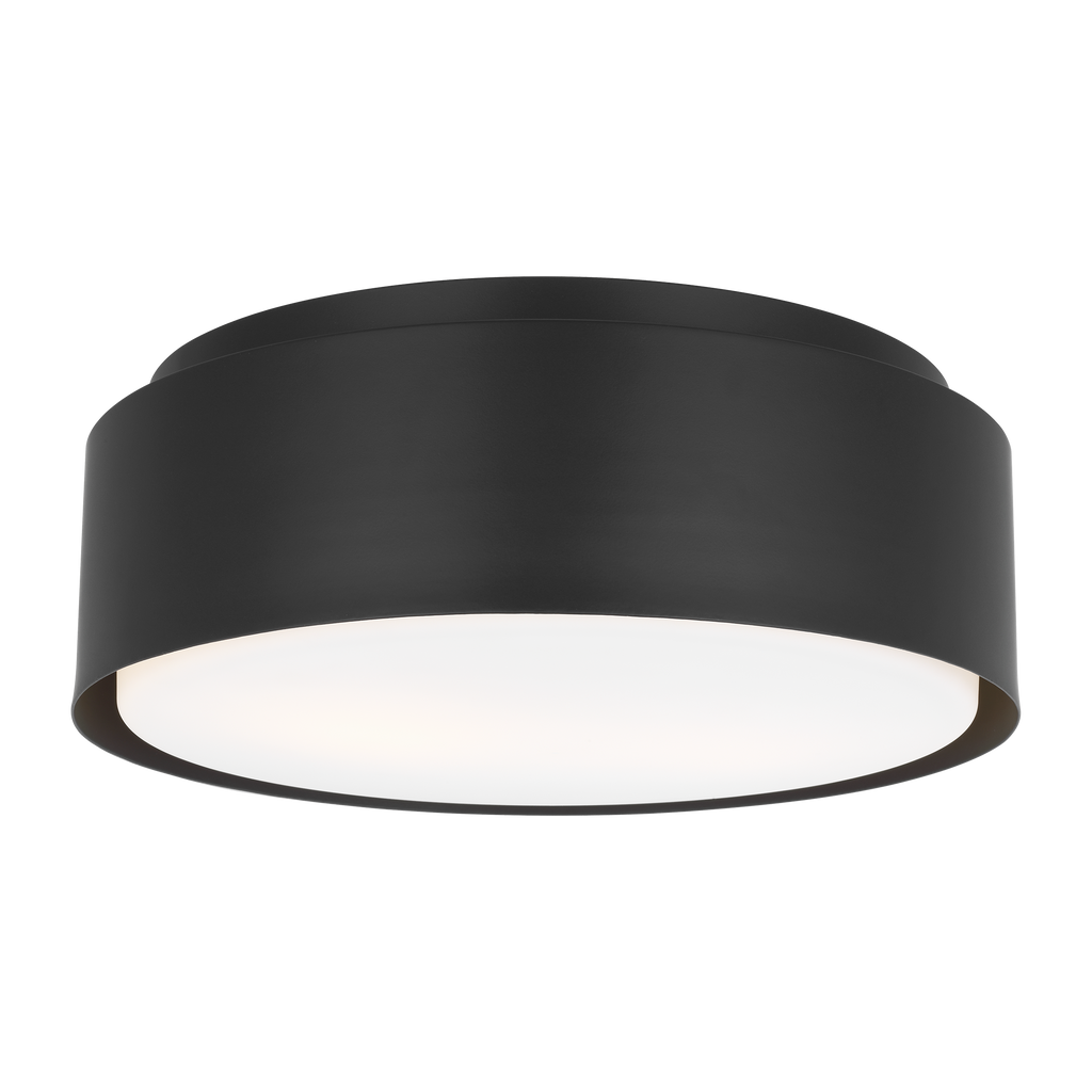 Dartmore Medium Flush Mount Midnight Black