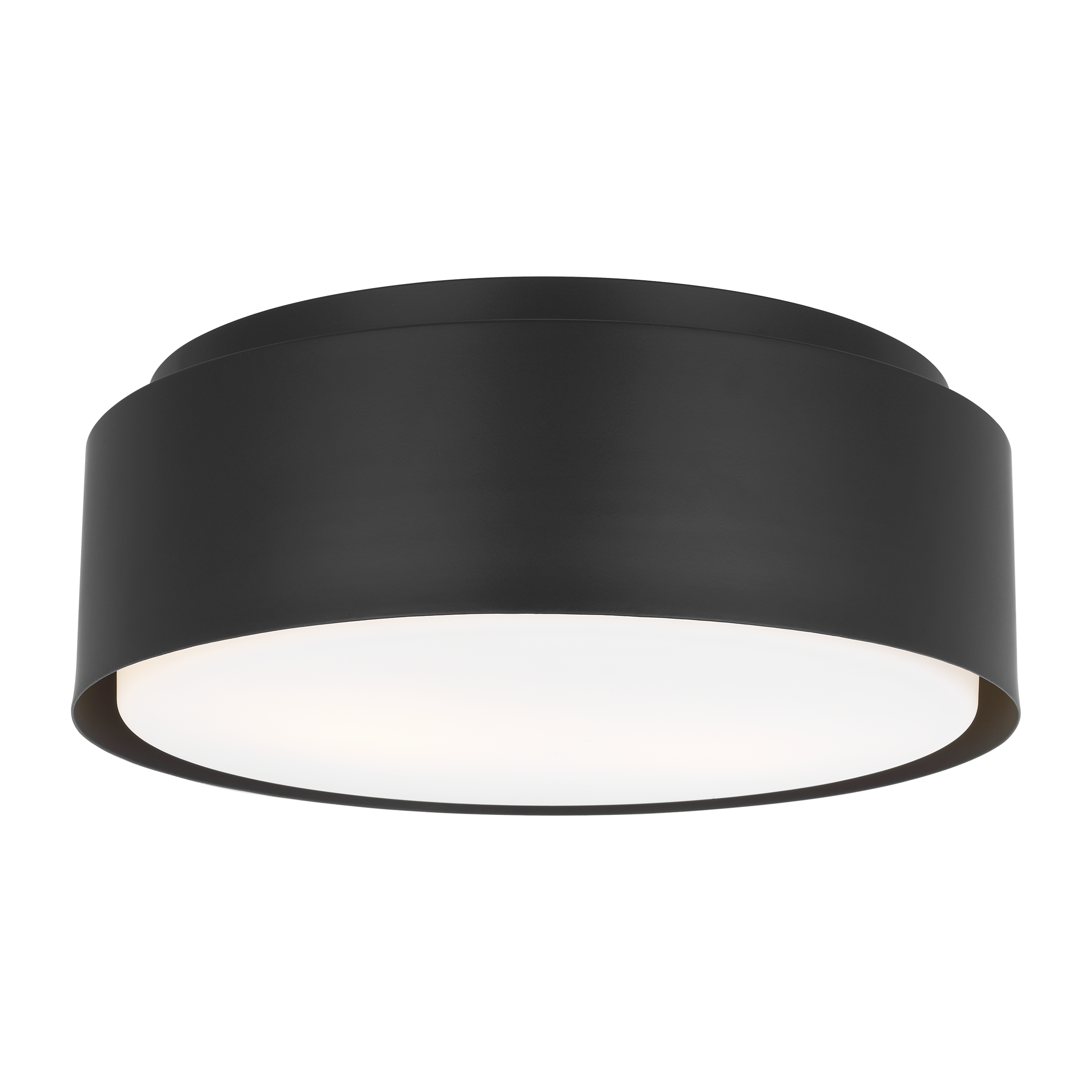 Dartmore Medium Flush Mount Midnight Black