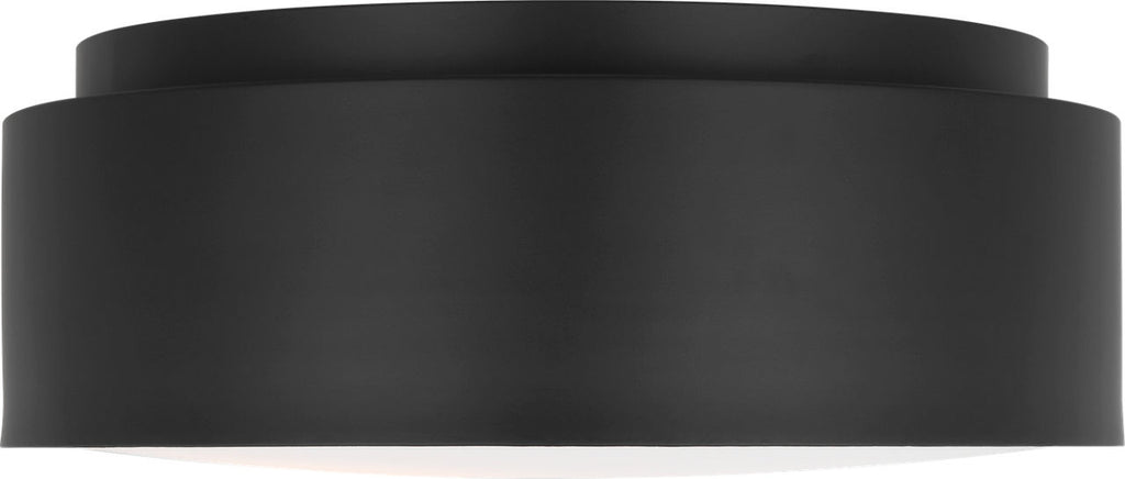 Dartmore Medium Flush Mount Midnight Black