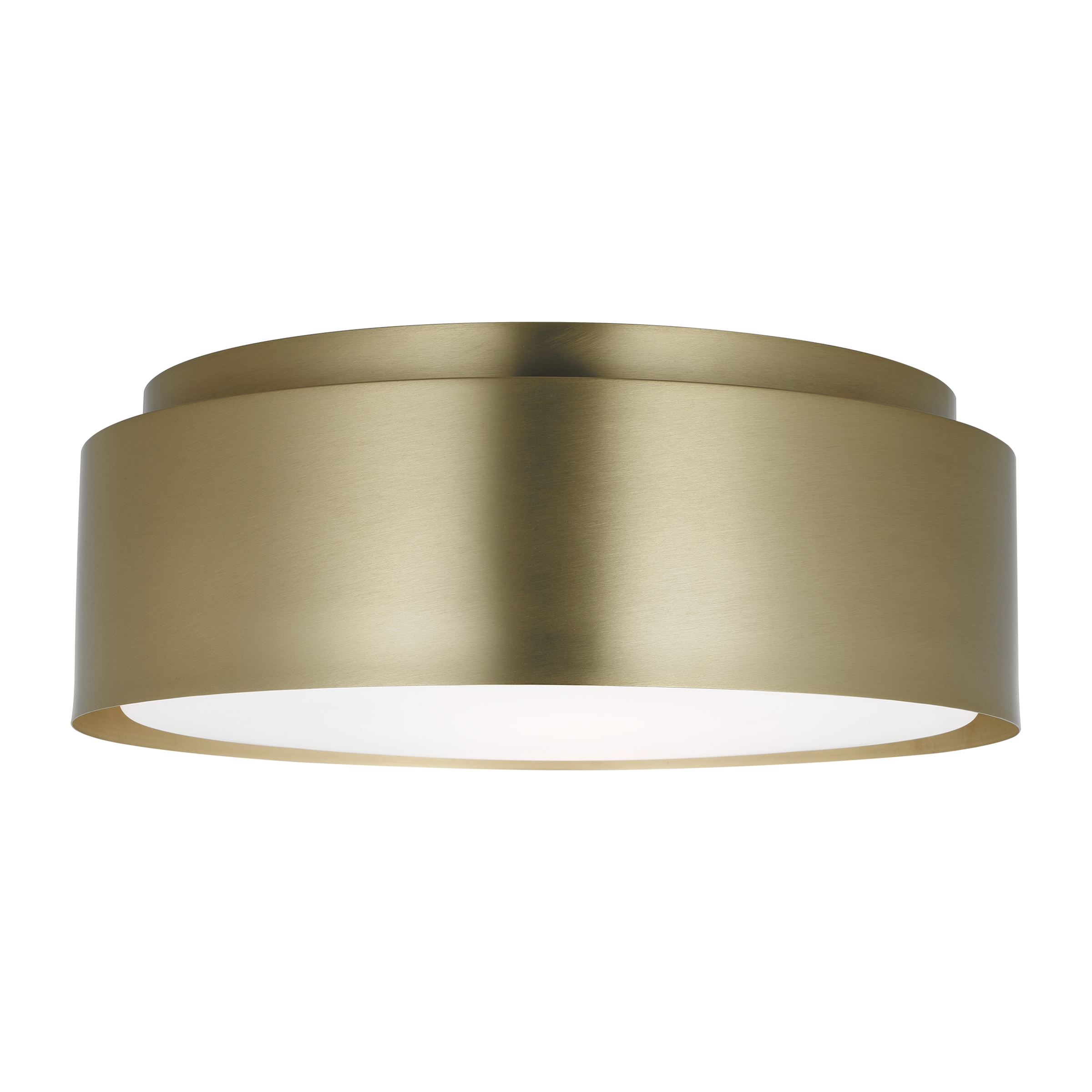 Dartmore Medium Flush Mount Satin Brass