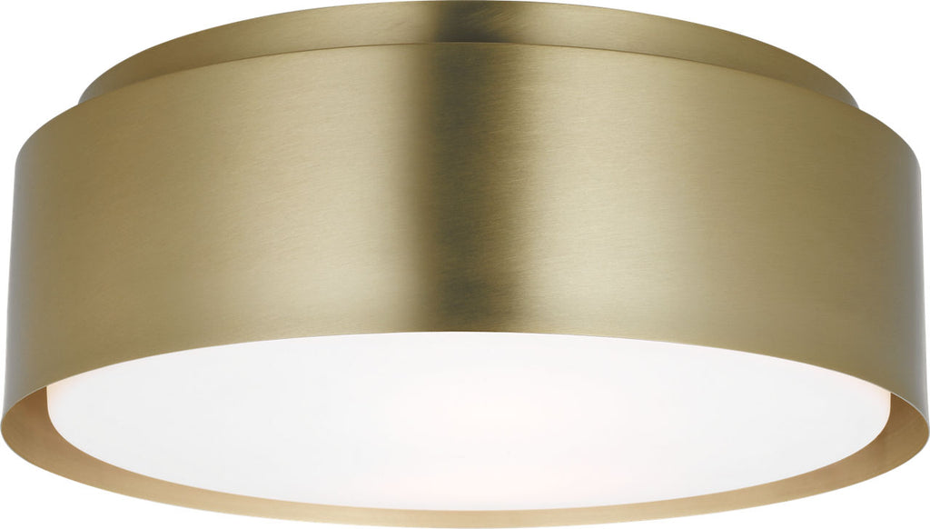 Dartmore Medium Flush Mount Satin Brass