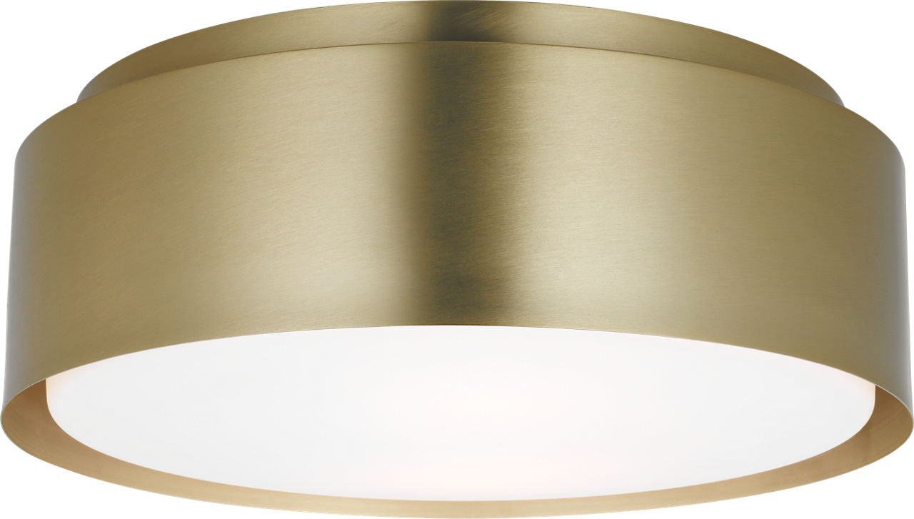 Dartmore Medium Flush Mount Satin Brass