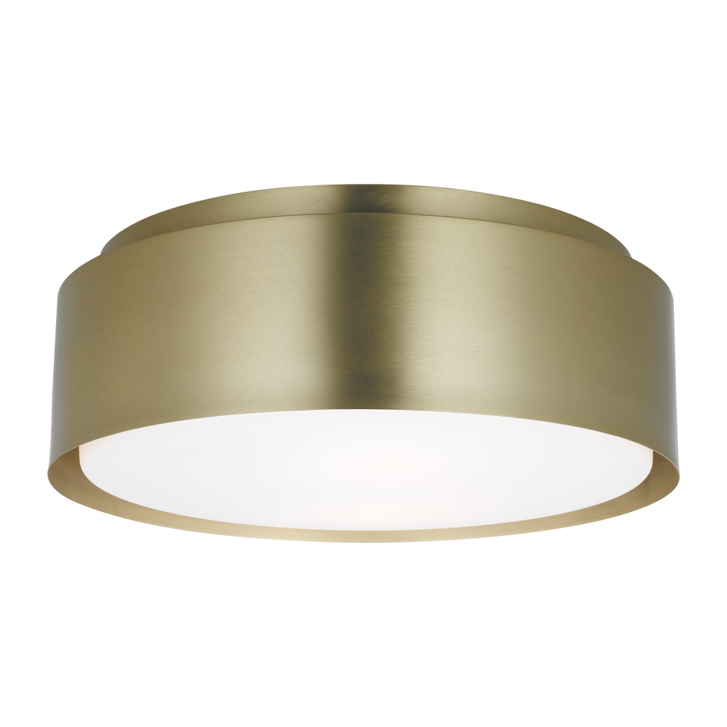 Dartmore Medium Flush Mount Satin Brass
