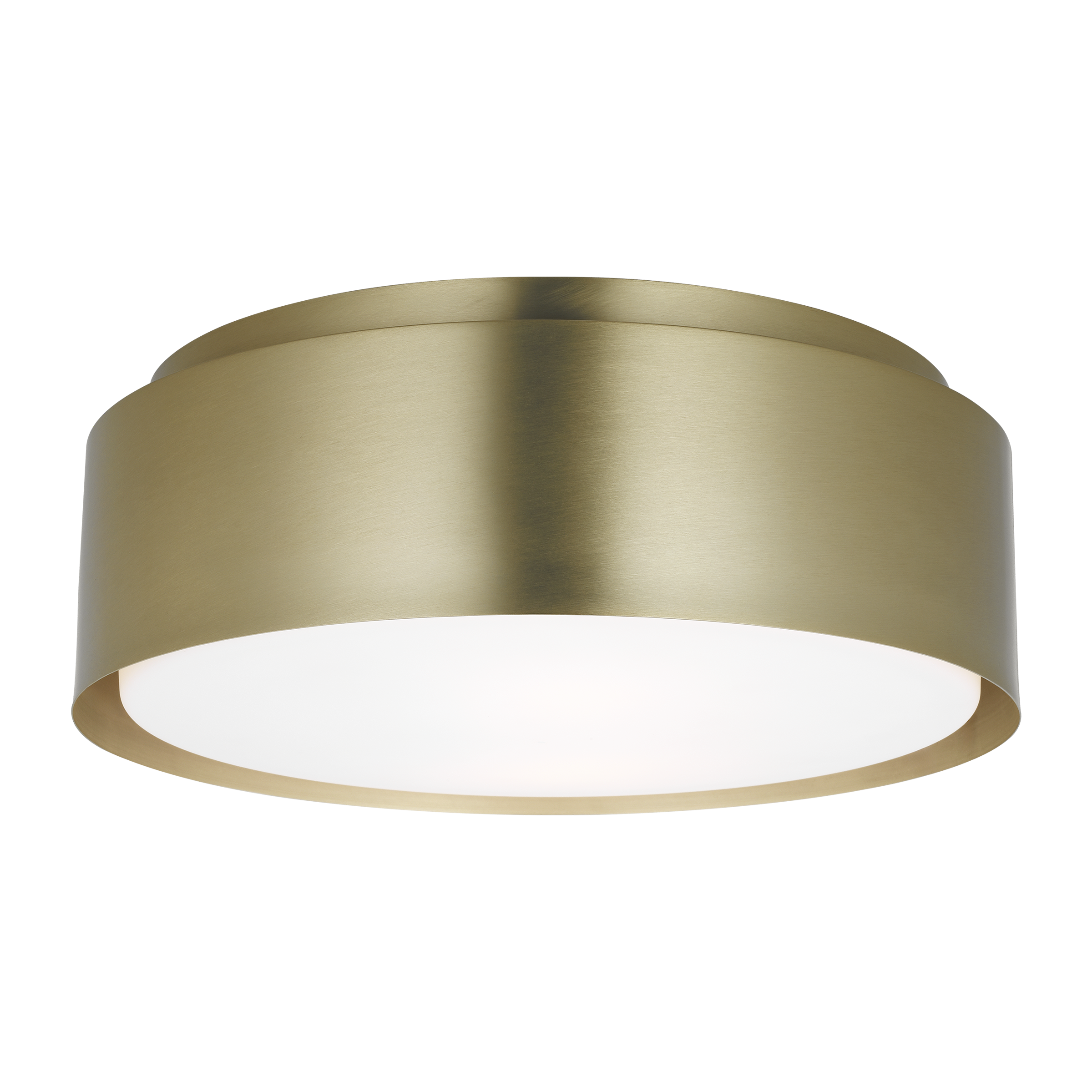 Dartmore Medium Flush Mount Satin Brass