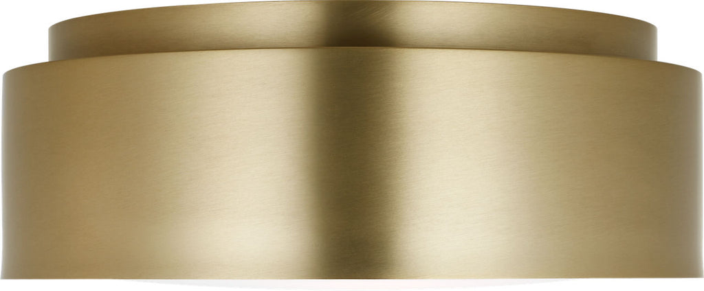 Dartmore Medium Flush Mount Satin Brass