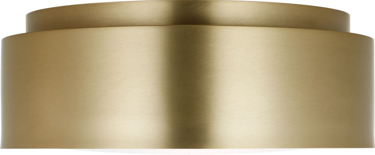 Dartmore Medium Flush Mount Satin Brass