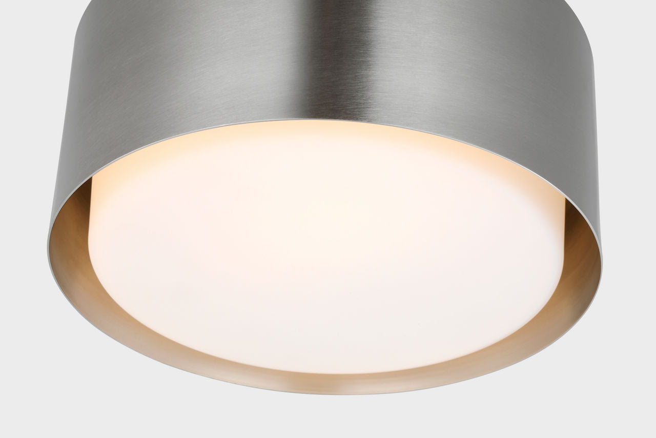 Dartmore Small Flush Mount Brushed Nickel