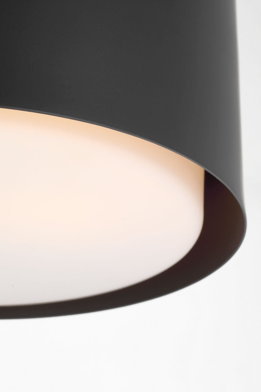Dartmore Small Flush Mount Midnight Black