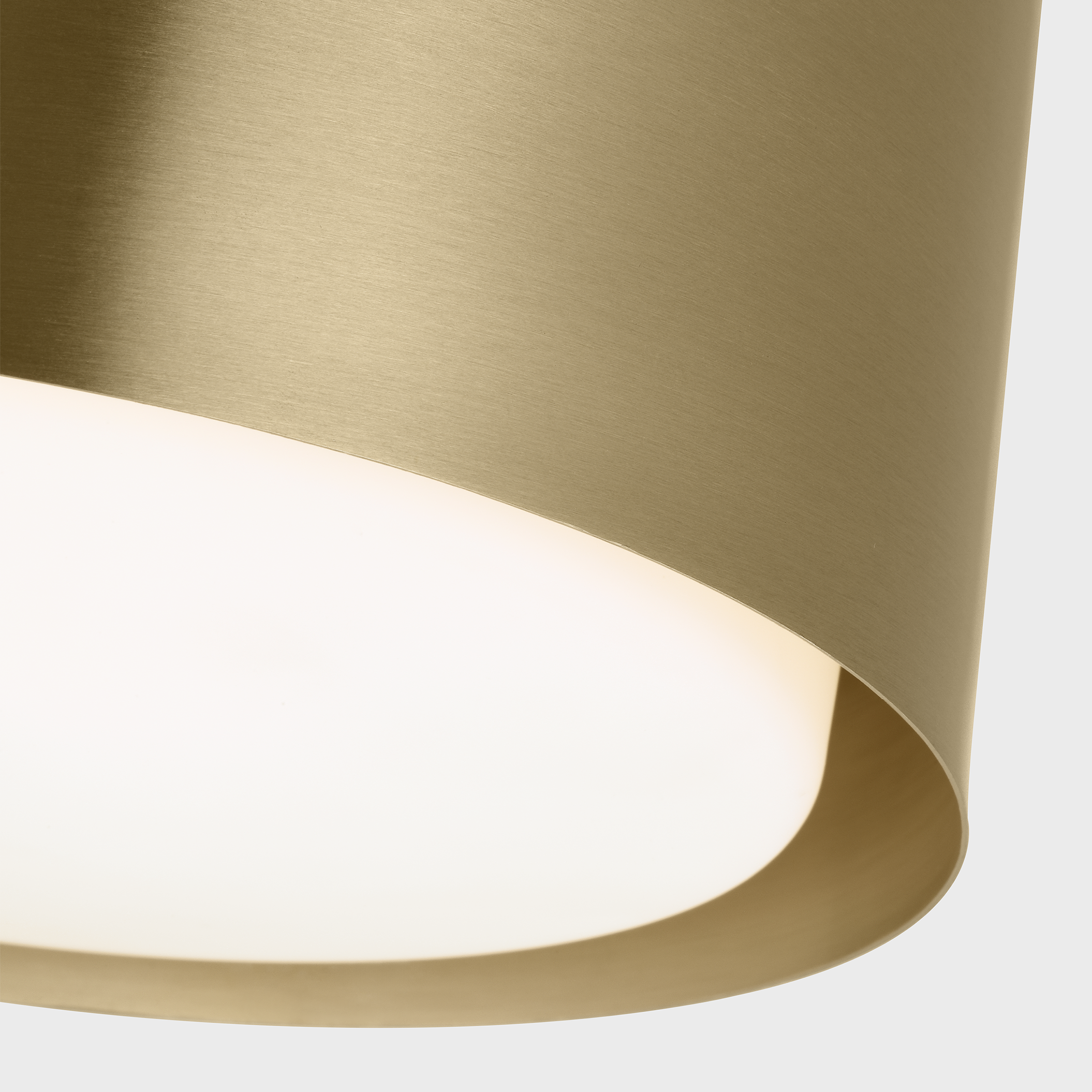 Dartmore Small Flush Mount Satin Brass