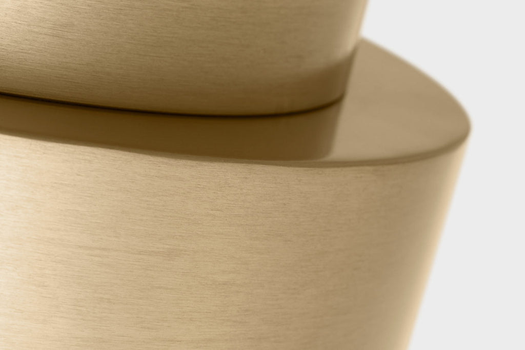 Dartmore Small Flush Mount Satin Brass
