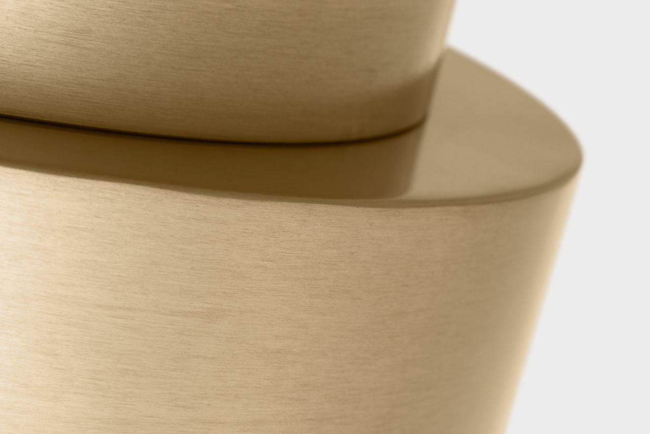 Dartmore Small Flush Mount Satin Brass