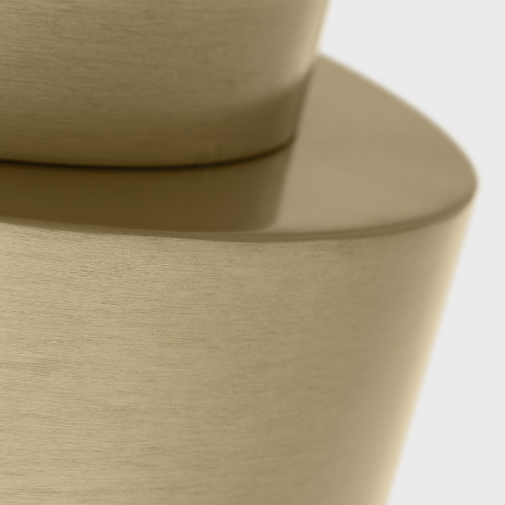 Dartmore Small Flush Mount Satin Brass