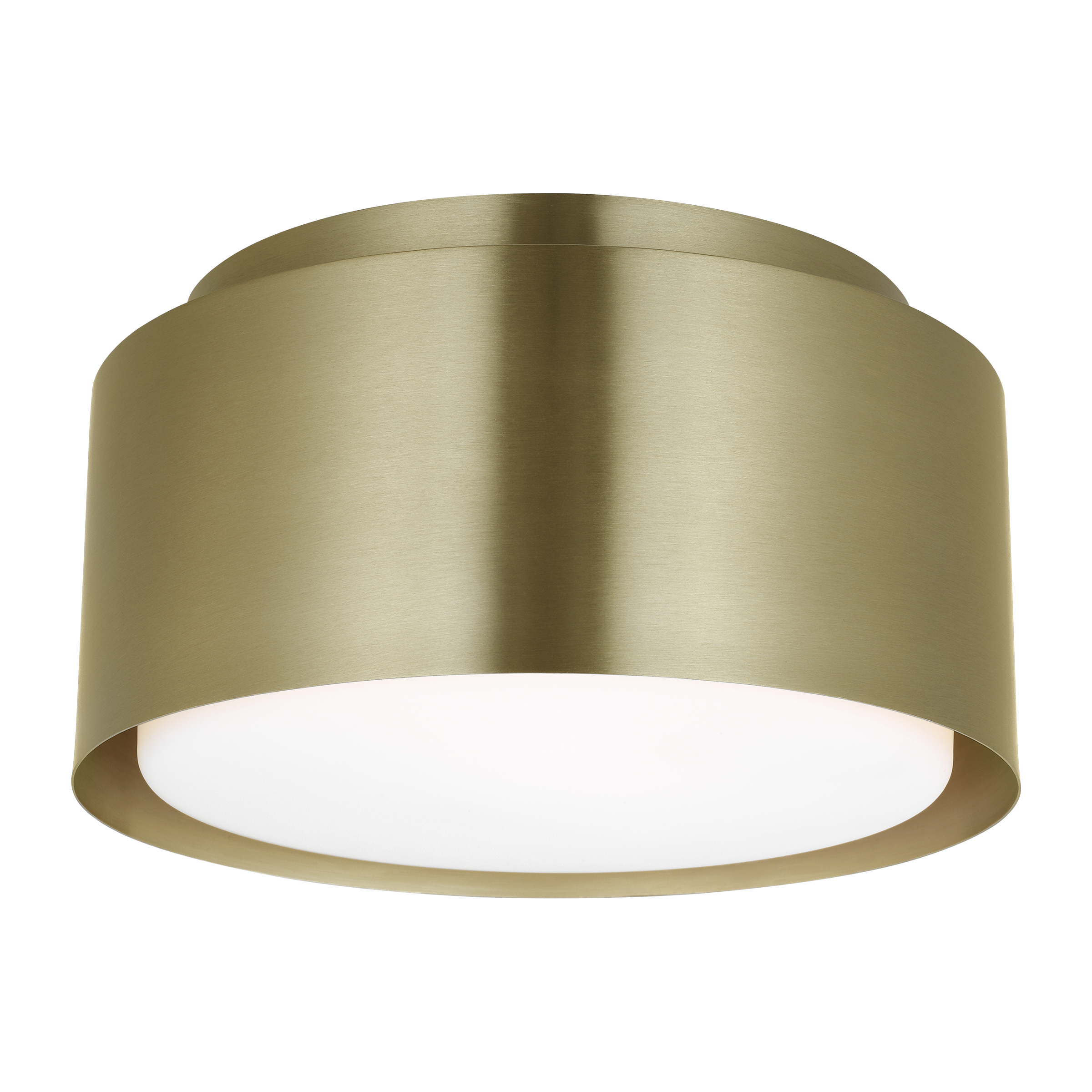Dartmore Small Flush Mount Satin Brass