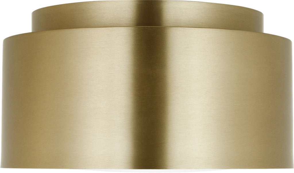 Dartmore Small Flush Mount Satin Brass