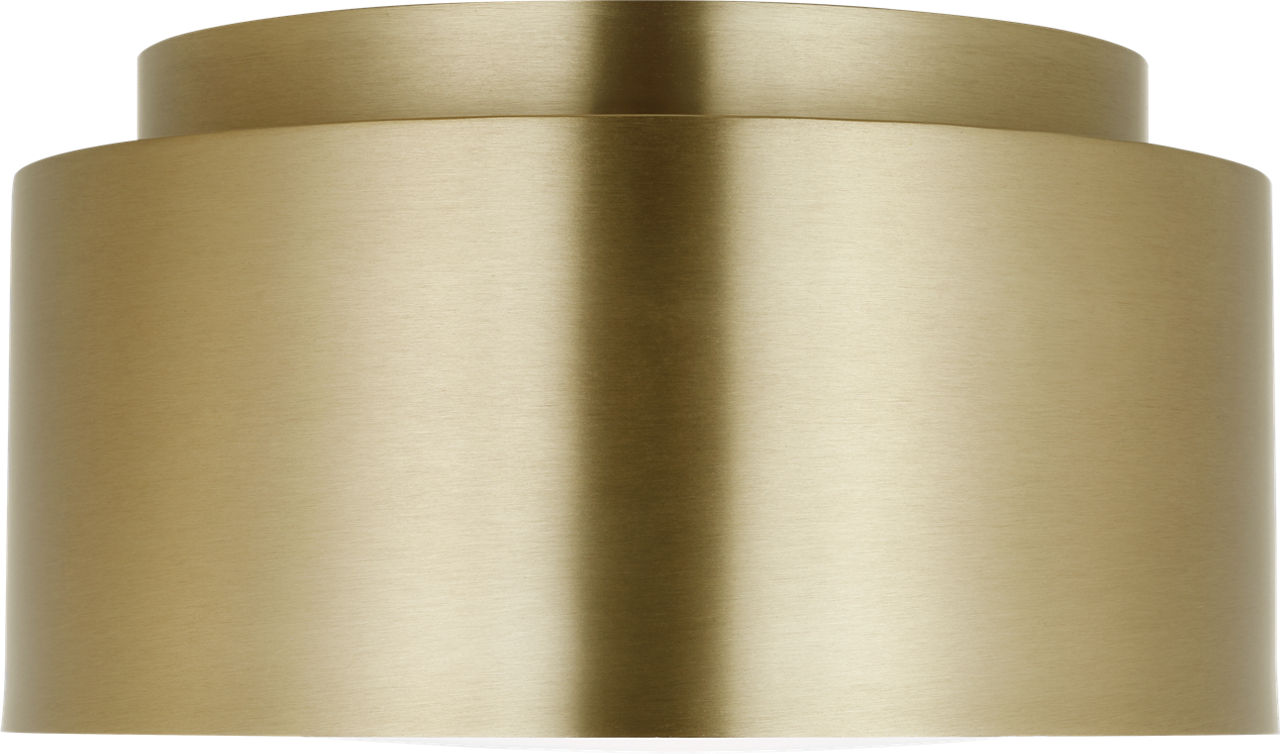 Dartmore Small Flush Mount Satin Brass