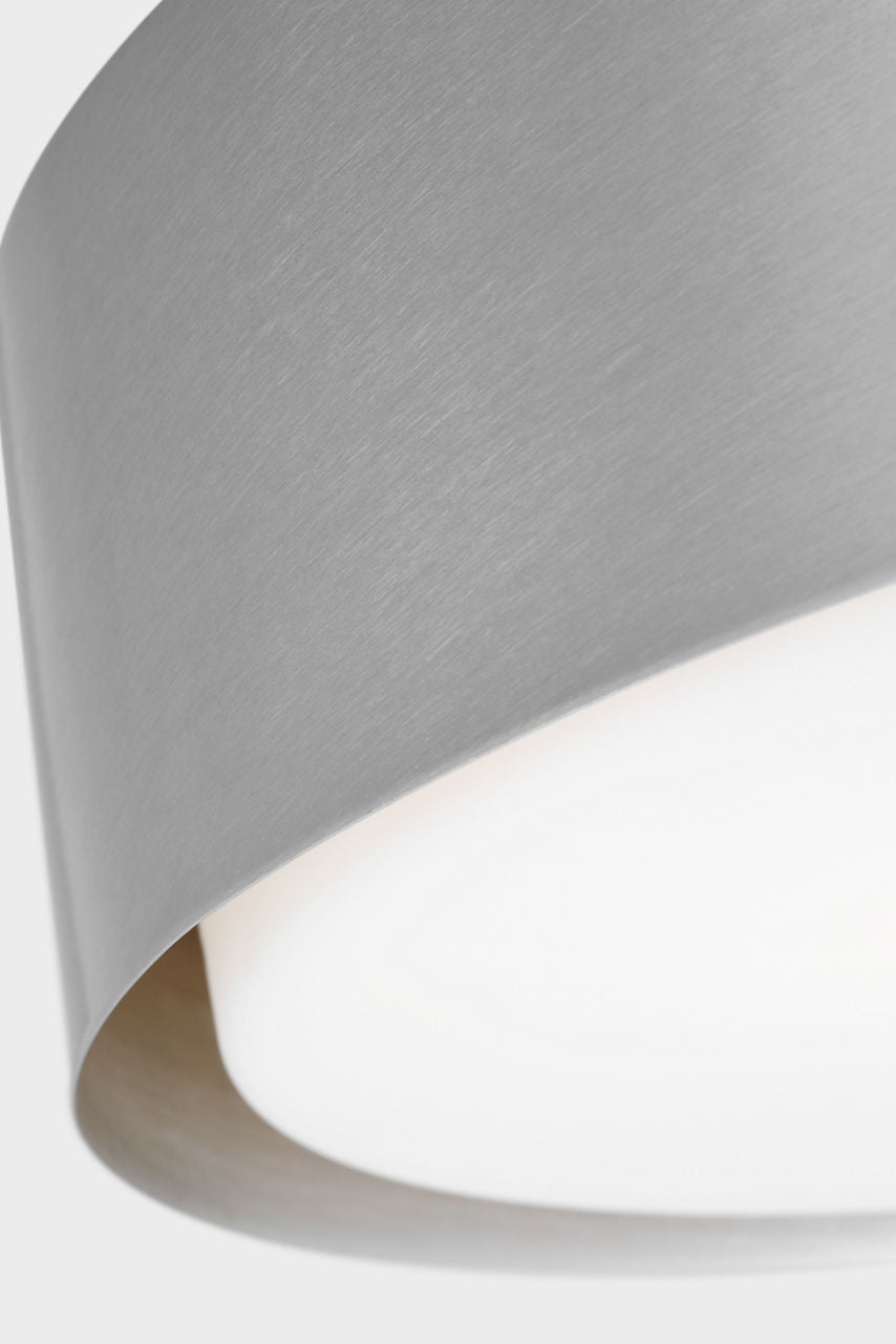 Dartmore Large Flush Mount Brushed Nickel