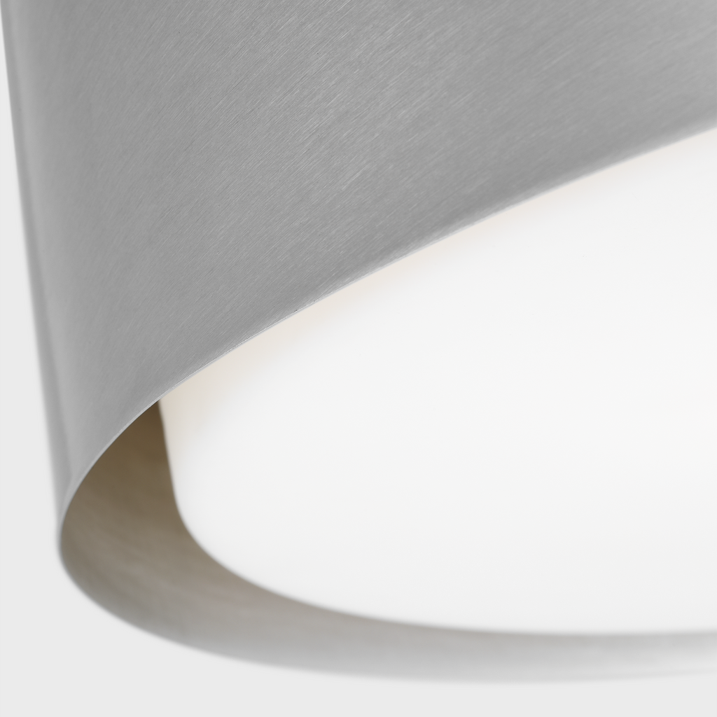 Dartmore Large Flush Mount Brushed Nickel