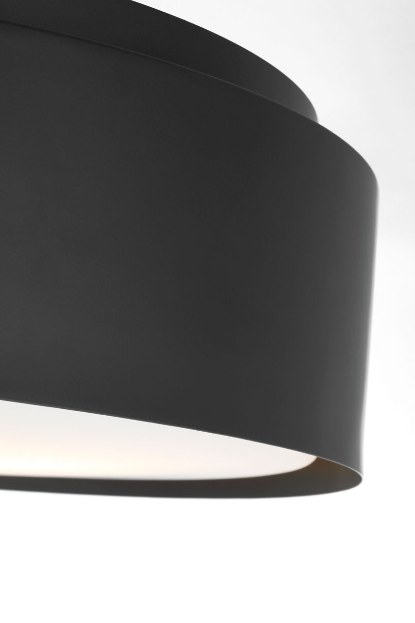 Dartmore Large Flush Mount Midnight Black