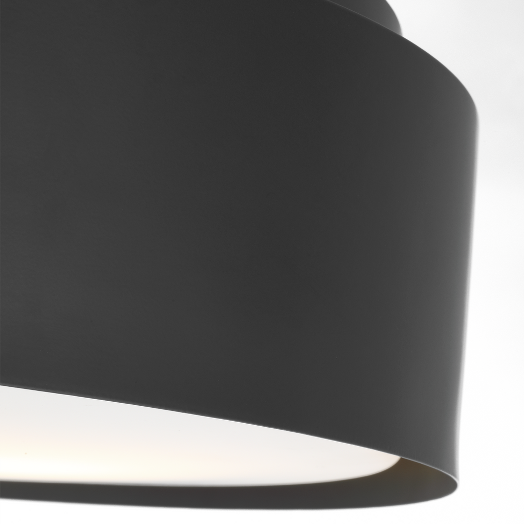 Dartmore Large Flush Mount Midnight Black