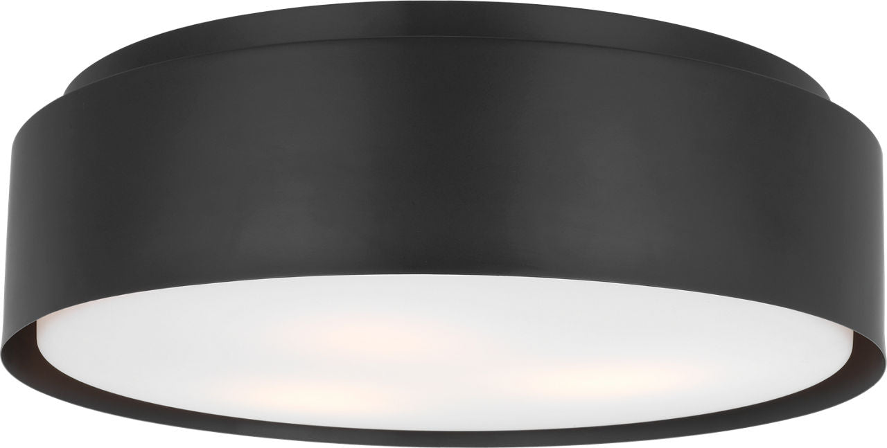 Dartmore Large Flush Mount Midnight Black