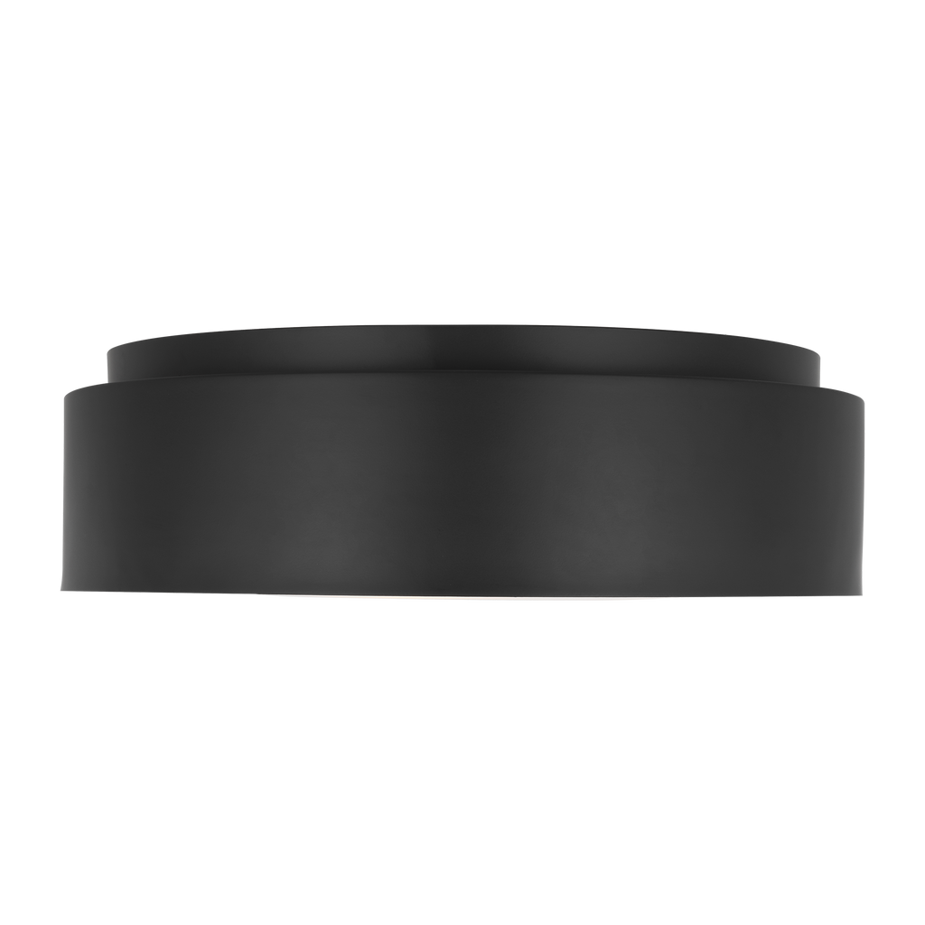 Dartmore Large Flush Mount Midnight Black