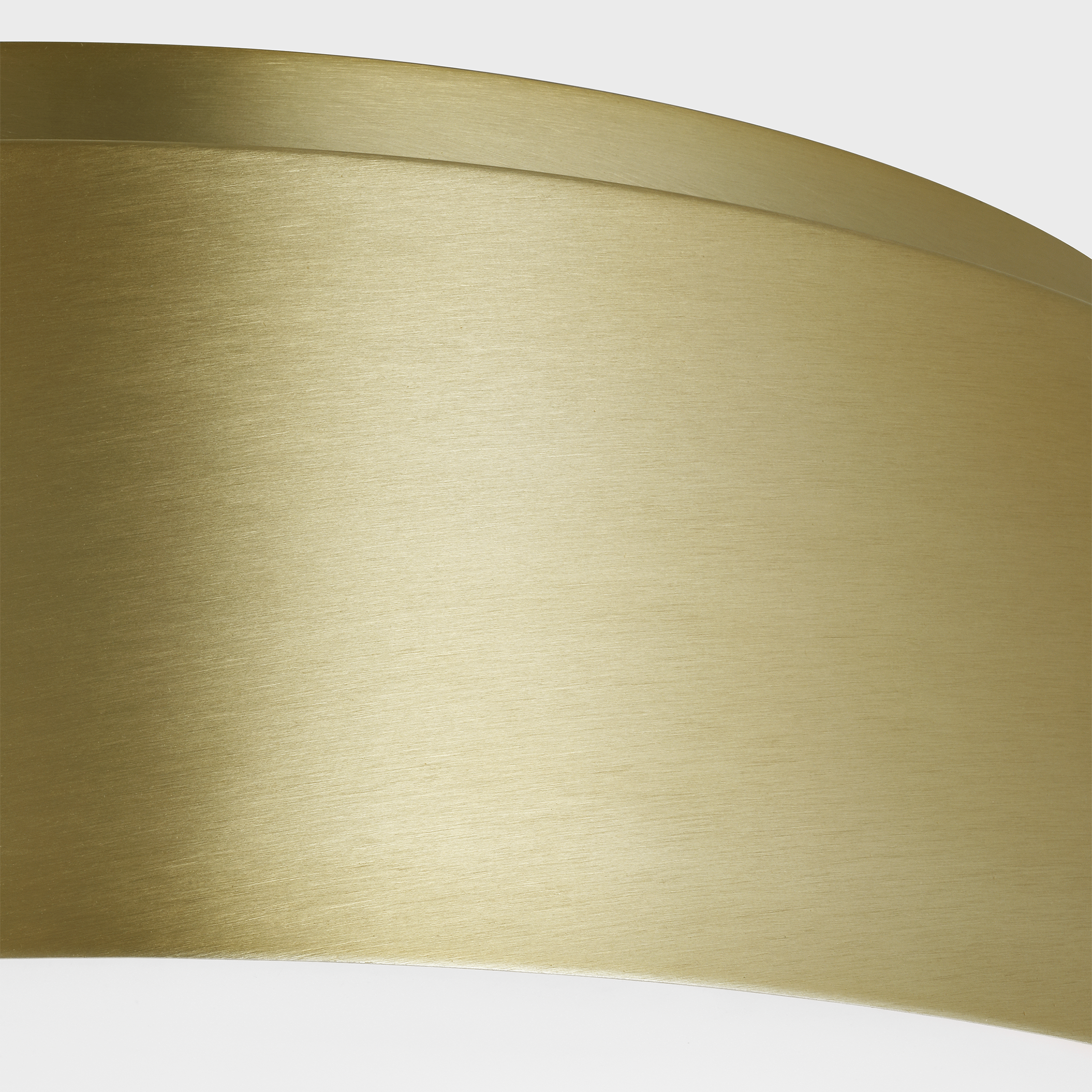 Dartmore Large Flush Mount Satin Brass