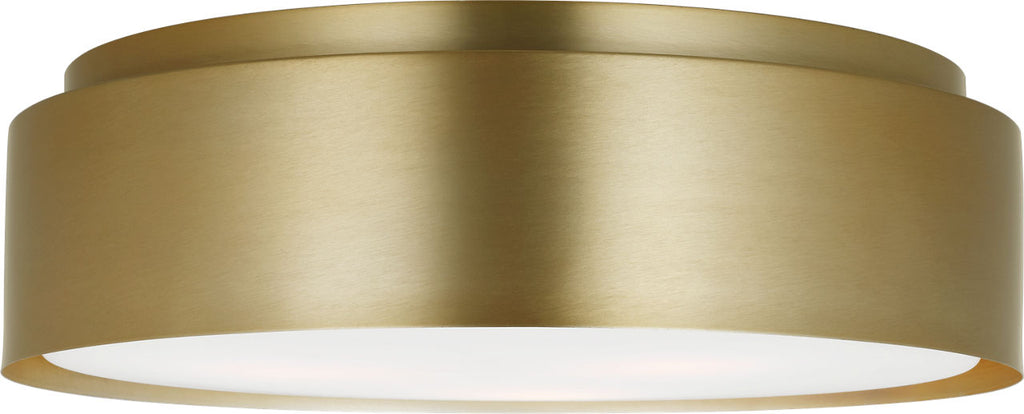 Dartmore Large Flush Mount Satin Brass