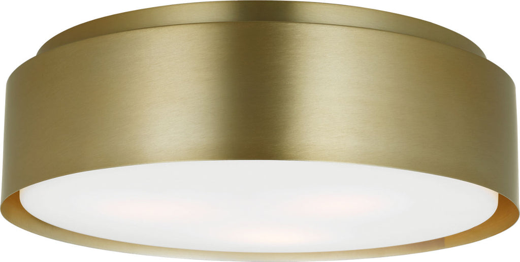 Dartmore Large Flush Mount Satin Brass