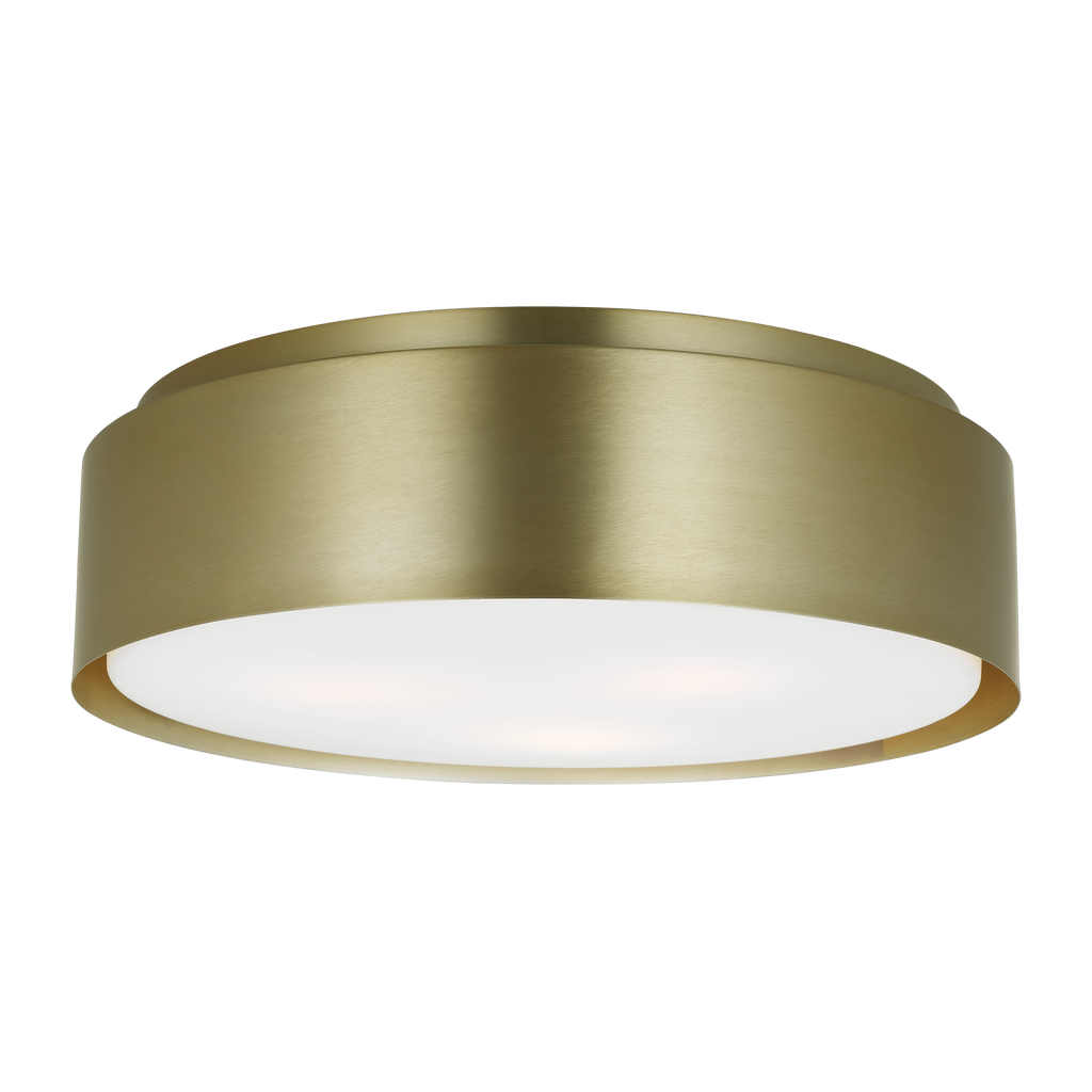 Dartmore Large Flush Mount Satin Brass