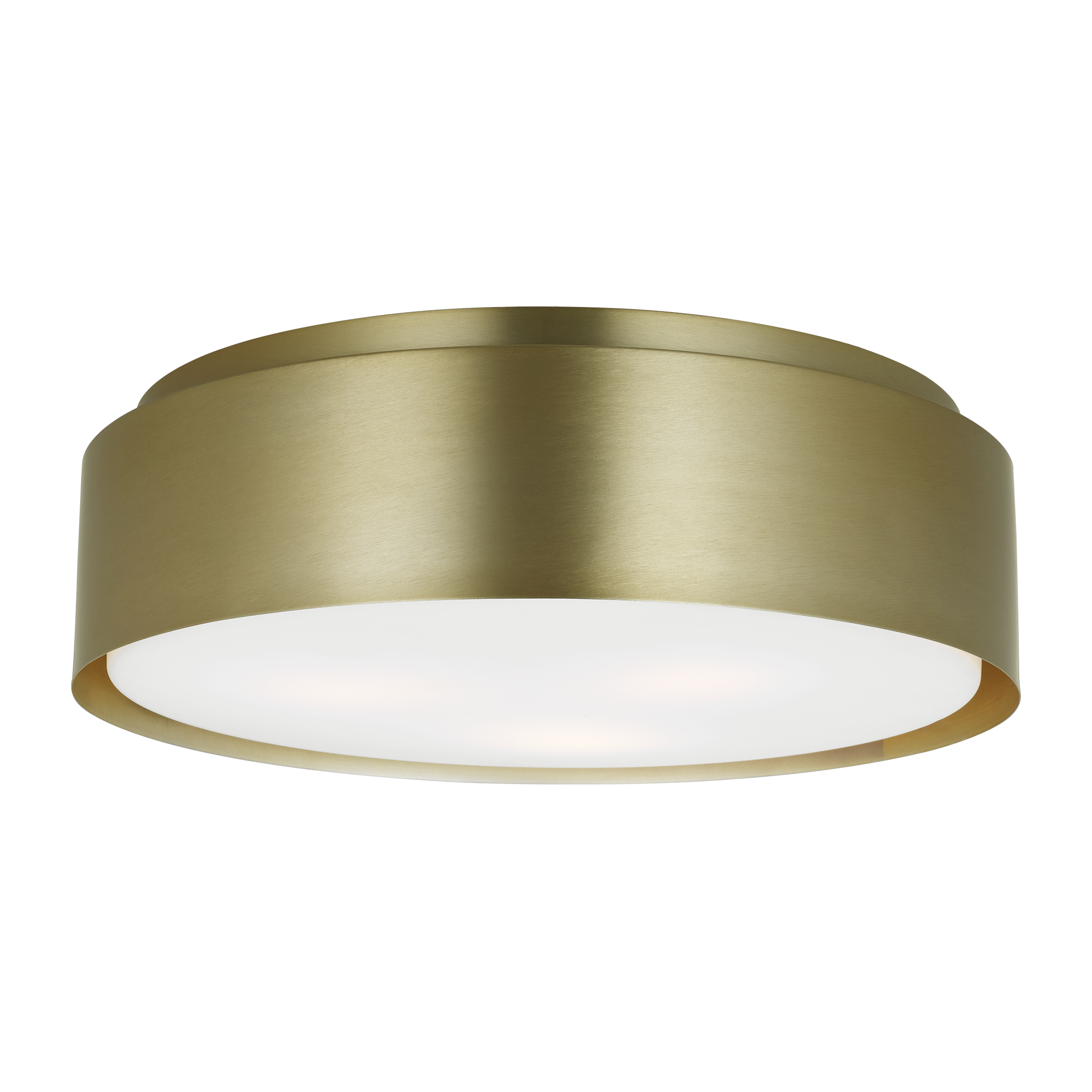 Dartmore Large Flush Mount Satin Brass