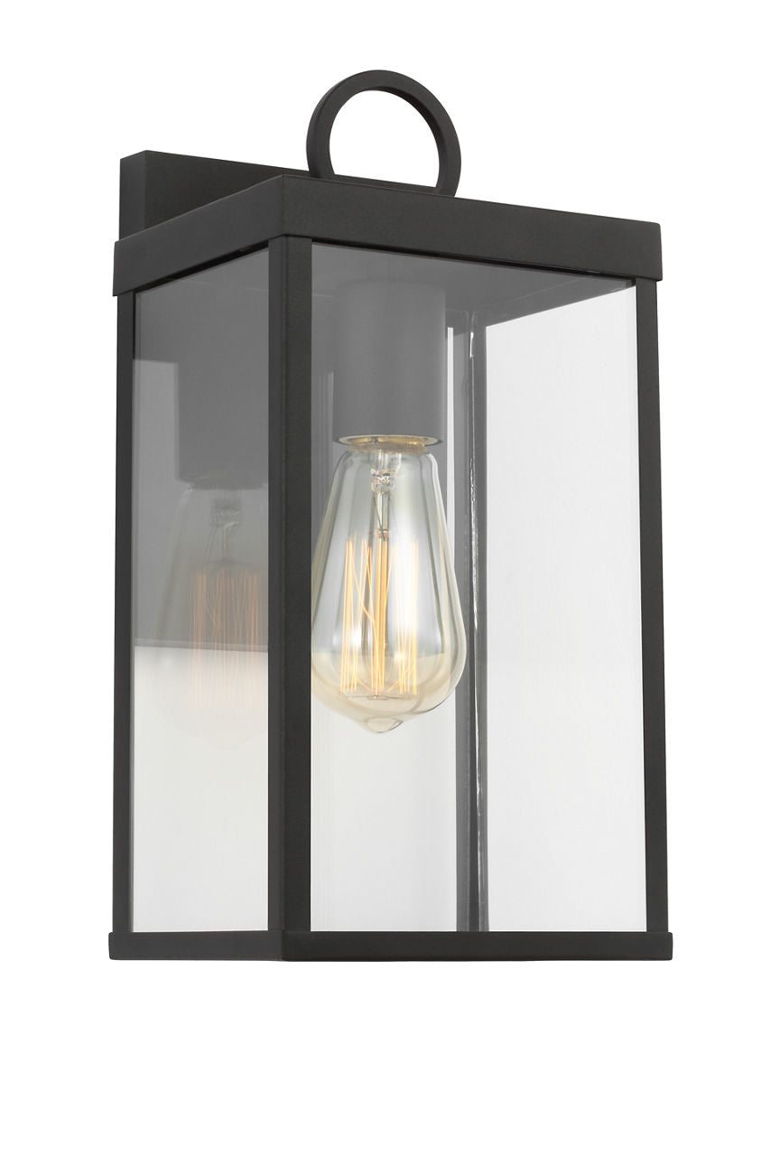 Howell Small Wall Lantern Textured Black