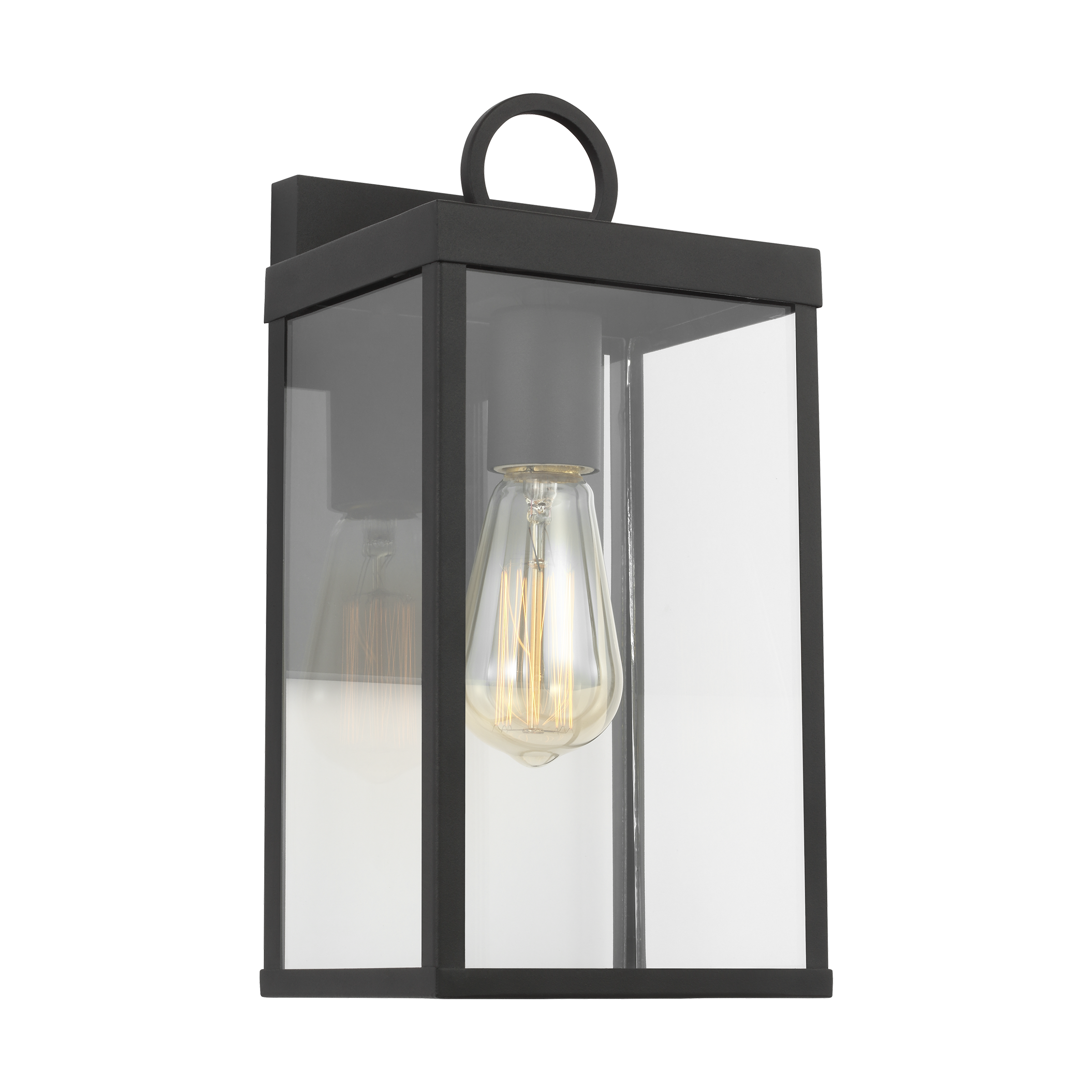 Howell Small Wall Lantern Textured Black