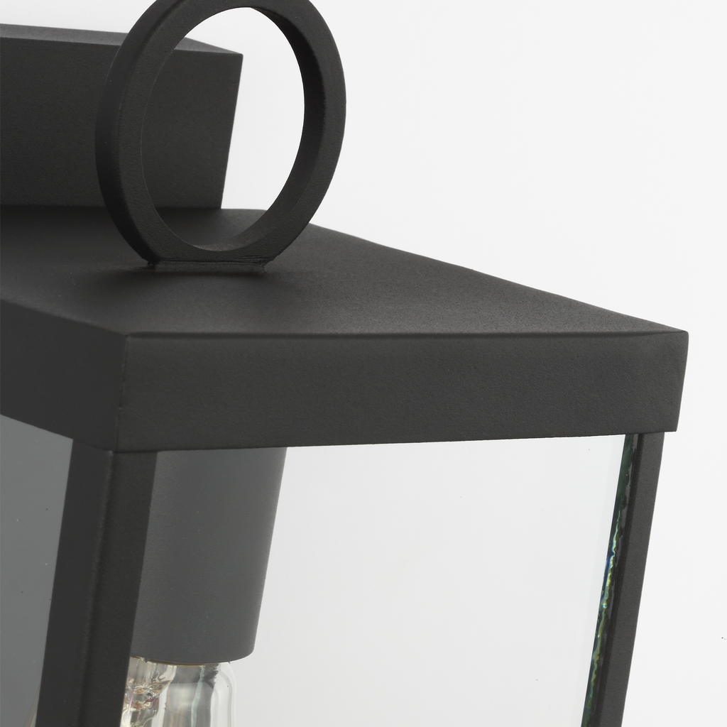 Howell Small Wall Lantern Textured Black