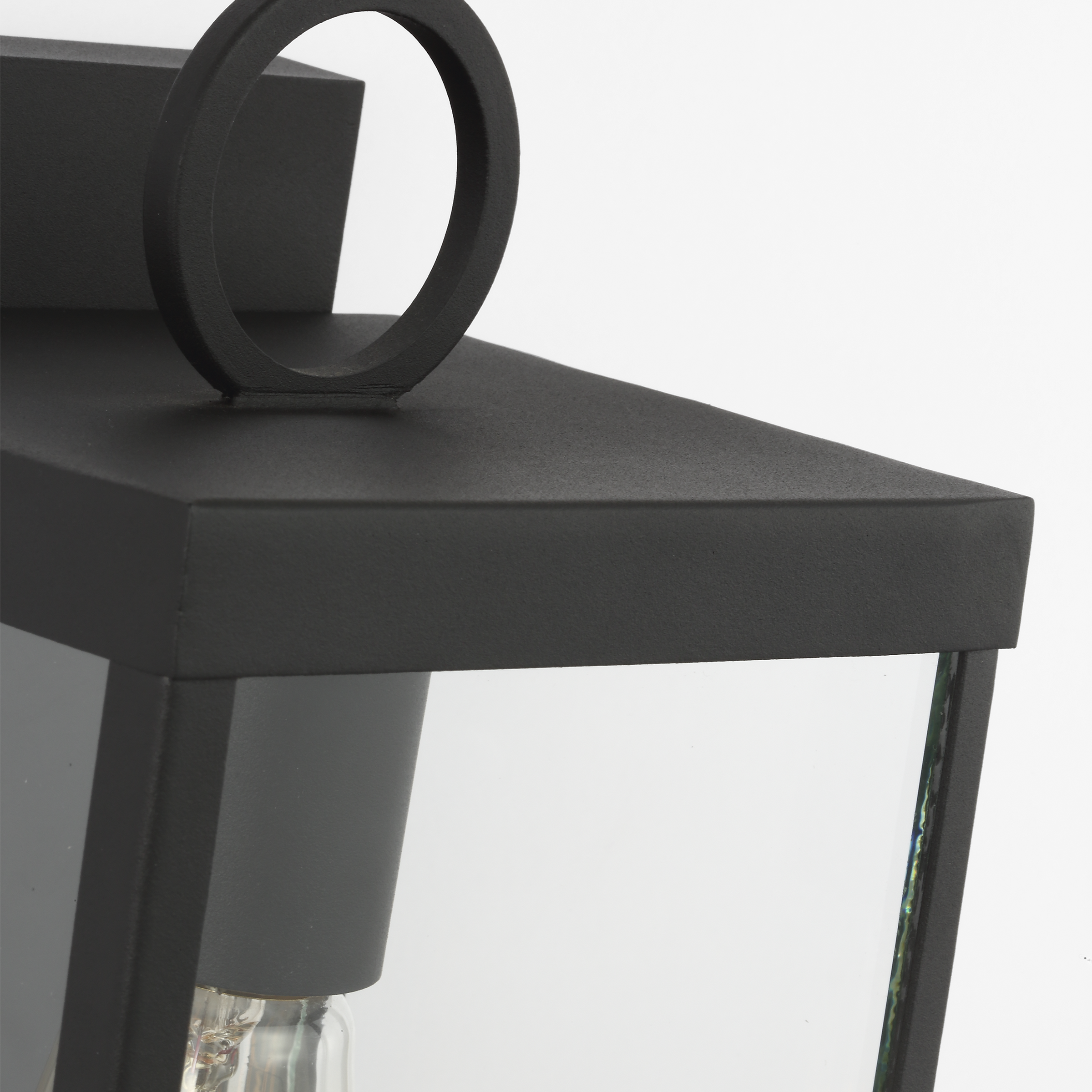 Howell Small Wall Lantern Textured Black